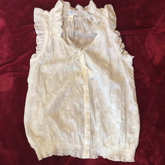 White Loft top - Picture 1 of 2
